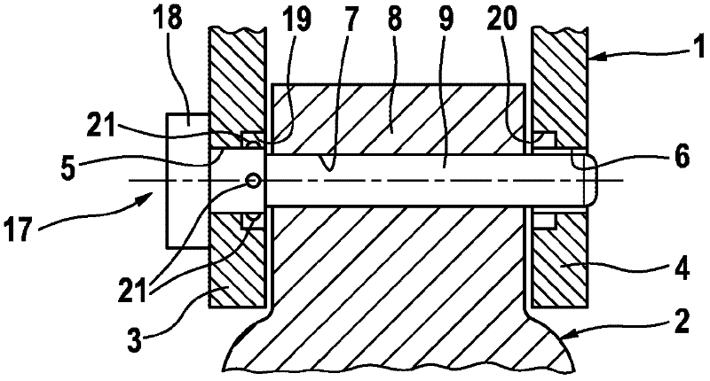 Assembly made of a compensating tank and a master cylinder for a hydraulic motor vehicle brake system