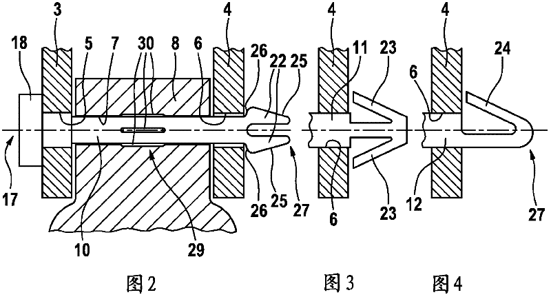 Assembly made of a compensating tank and a master cylinder for a hydraulic motor vehicle brake system