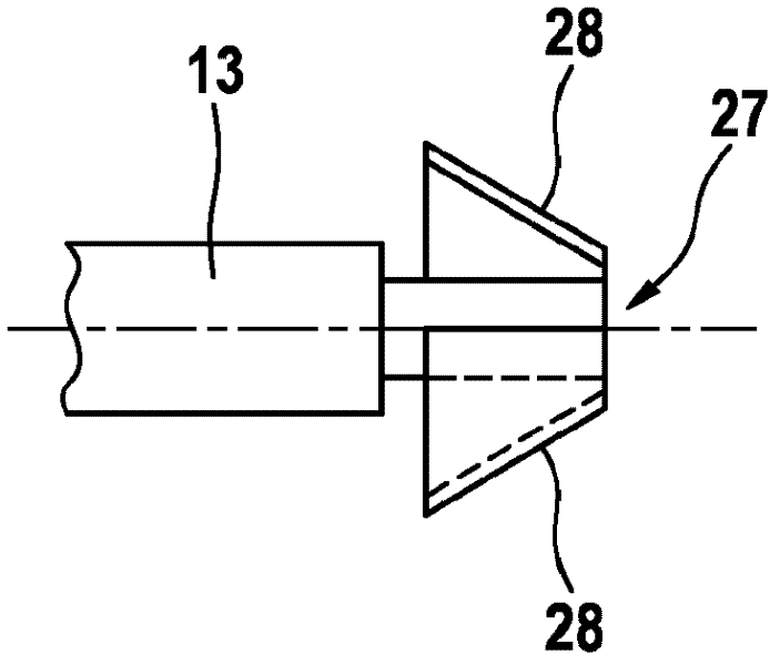 Assembly made of a compensating tank and a master cylinder for a hydraulic motor vehicle brake system