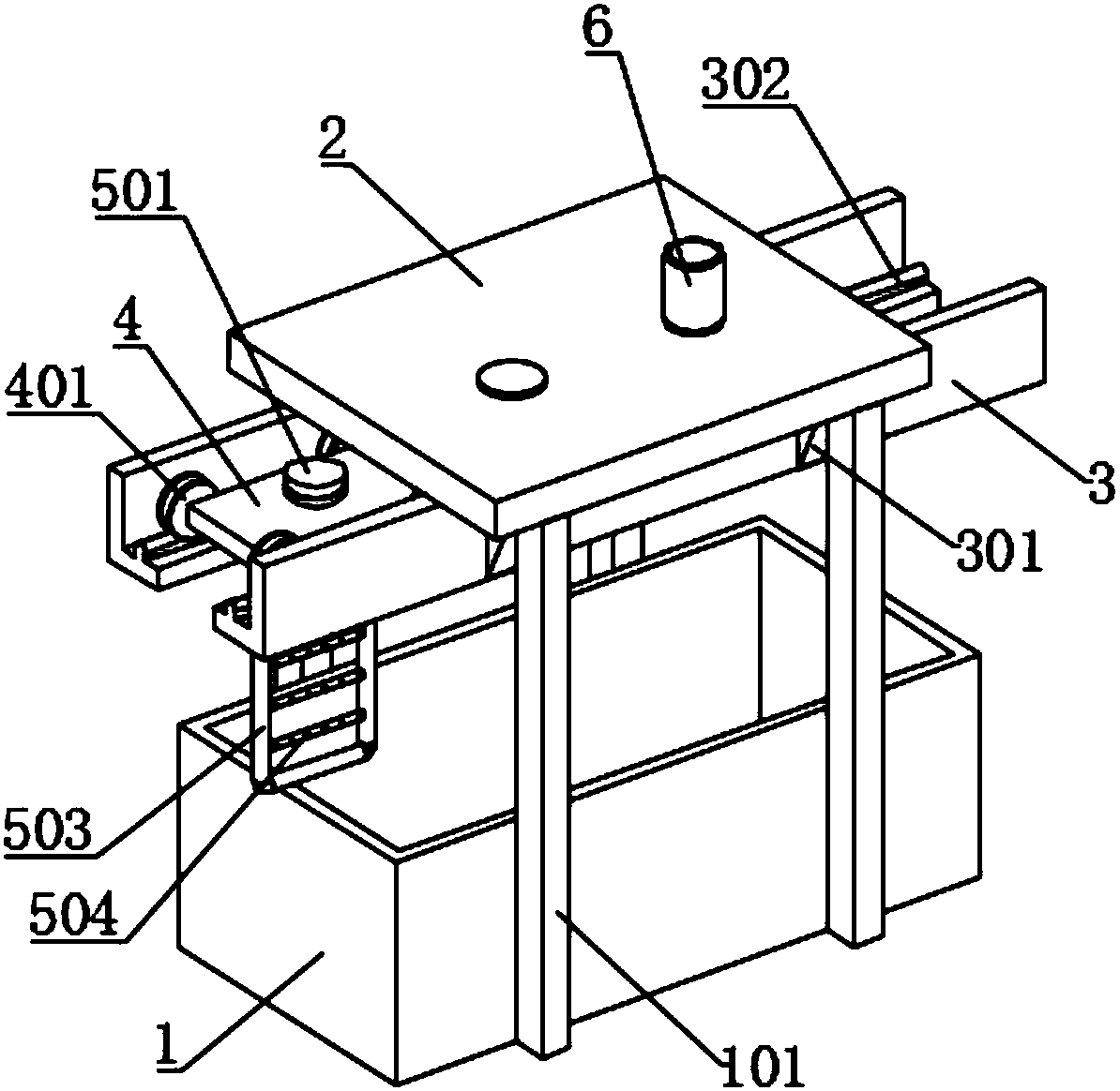 Lifting device for electrophoresis production line
