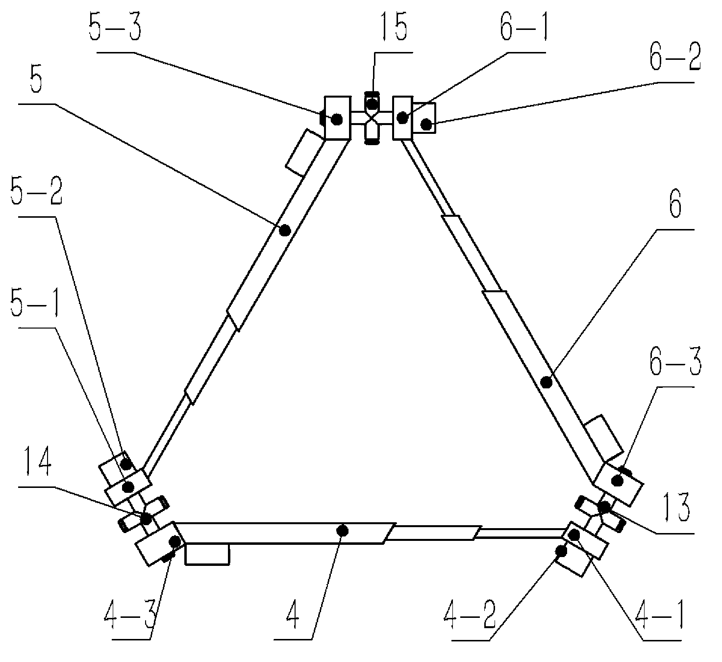 Multiple connection rod inserting movement mechanism
