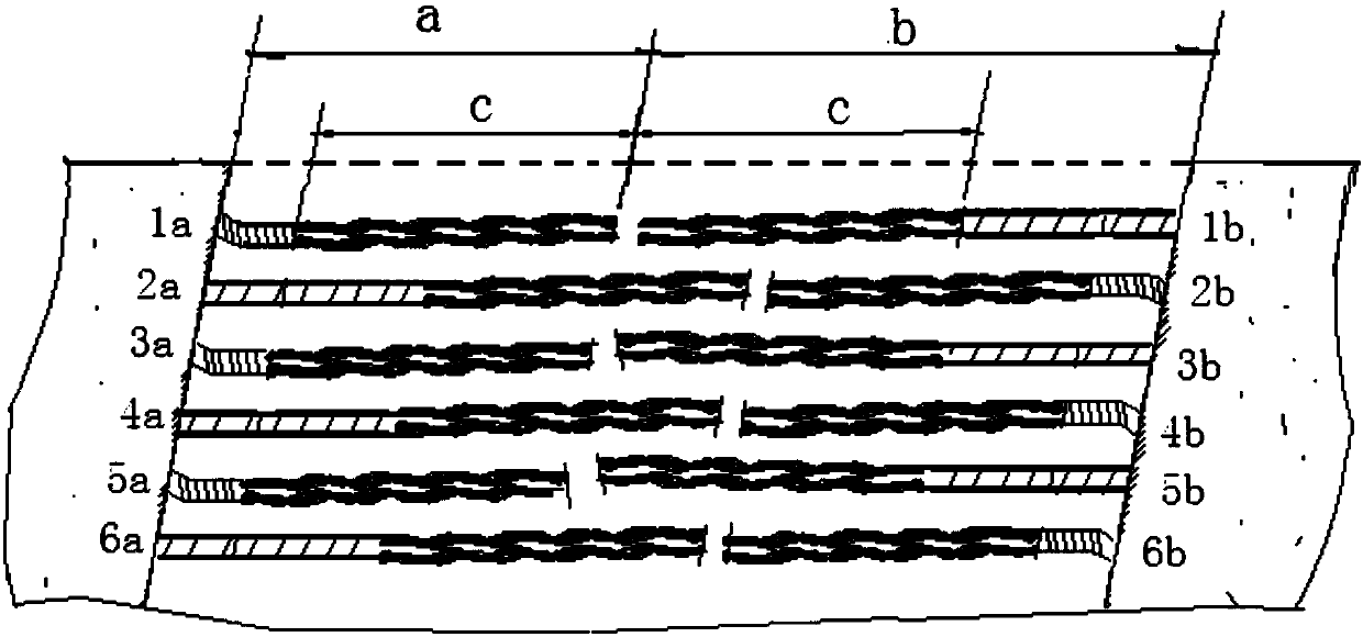 Wire rope core tape joint connection method