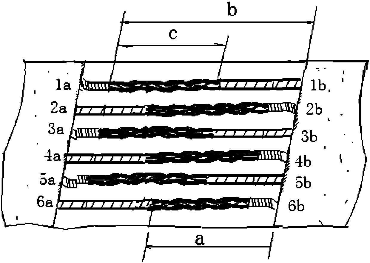 Wire rope core tape joint connection method