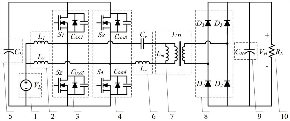 Isolated direct-current boost converter of two-phase parallel boost circuit and control method of isolated direct-current boost converter