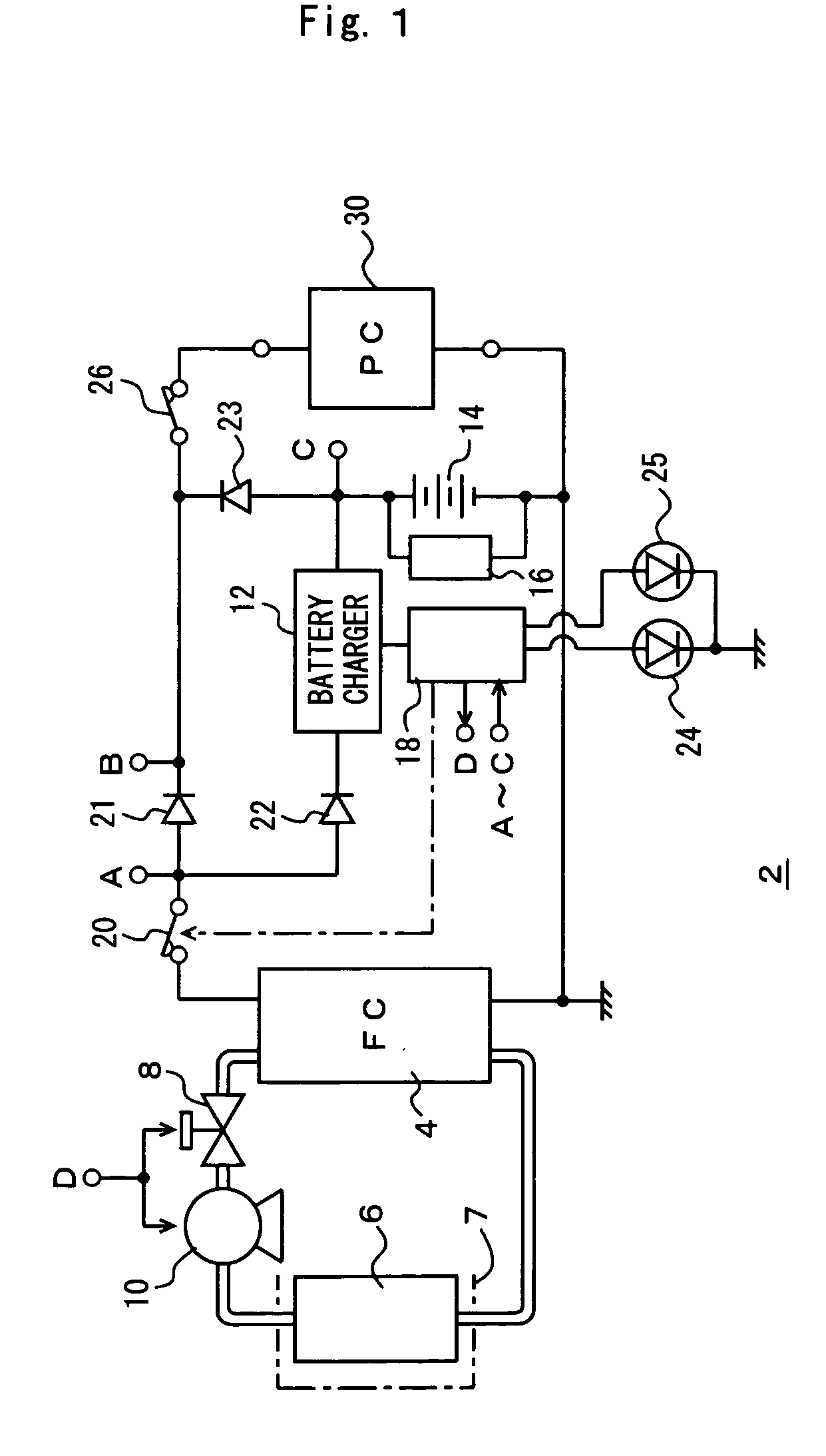 Fuel cell system and method for detecting running out of fuel in fuel cell