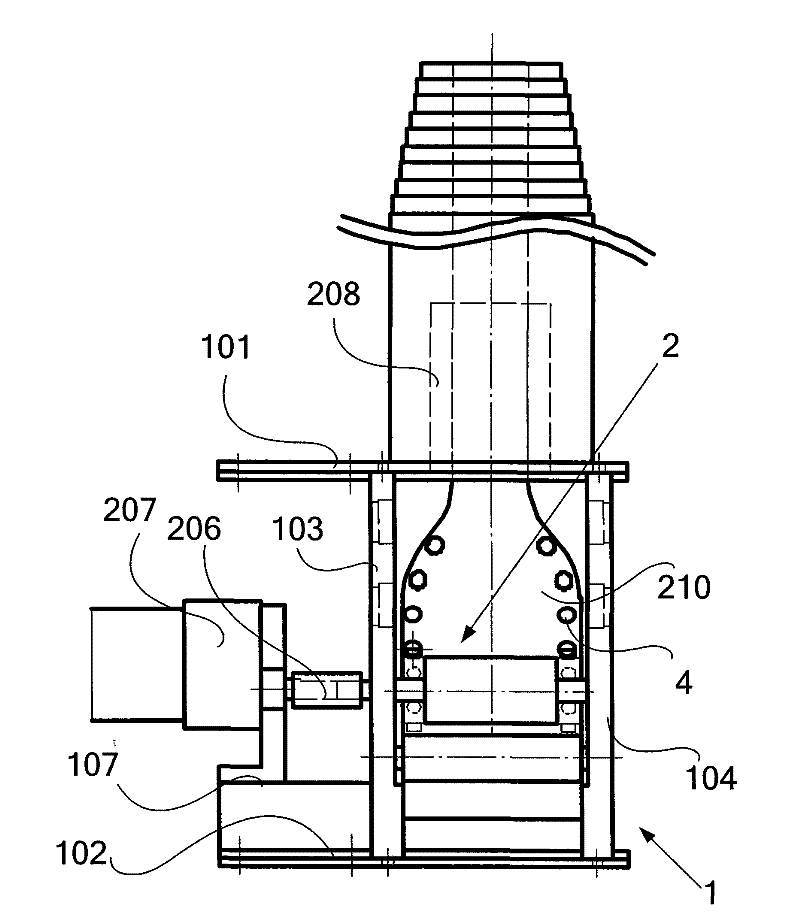 Thin-wall sleeve-type space development mechanism