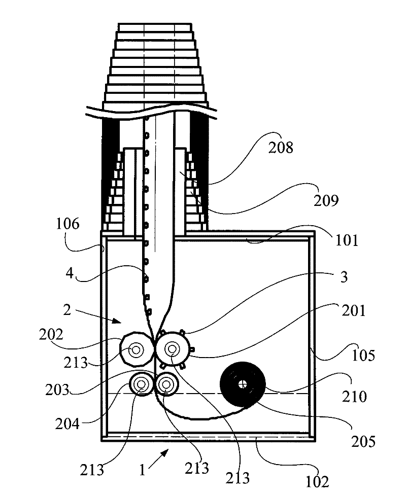 Thin-wall sleeve-type space development mechanism