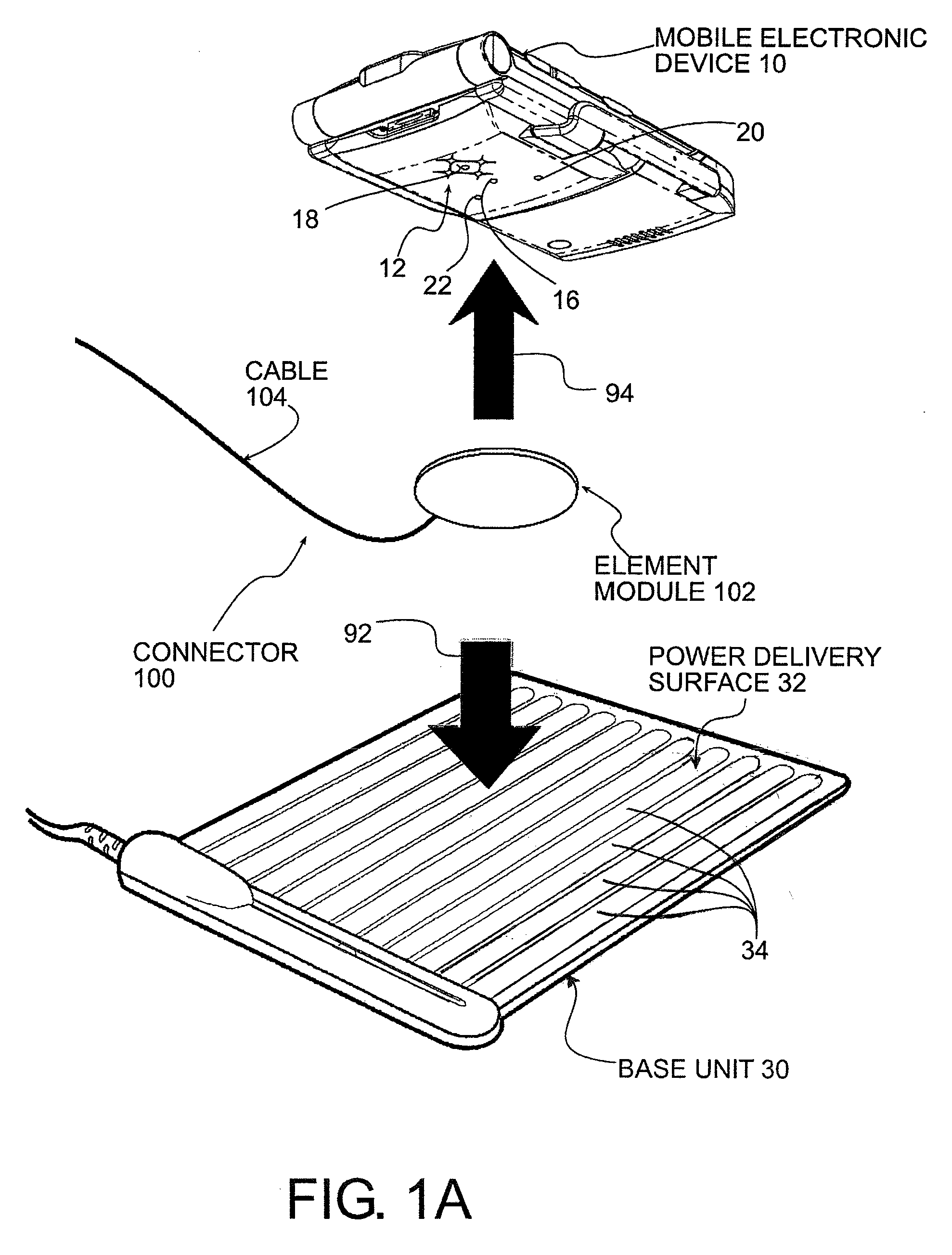 Connector for providing power to a mobile electronic device