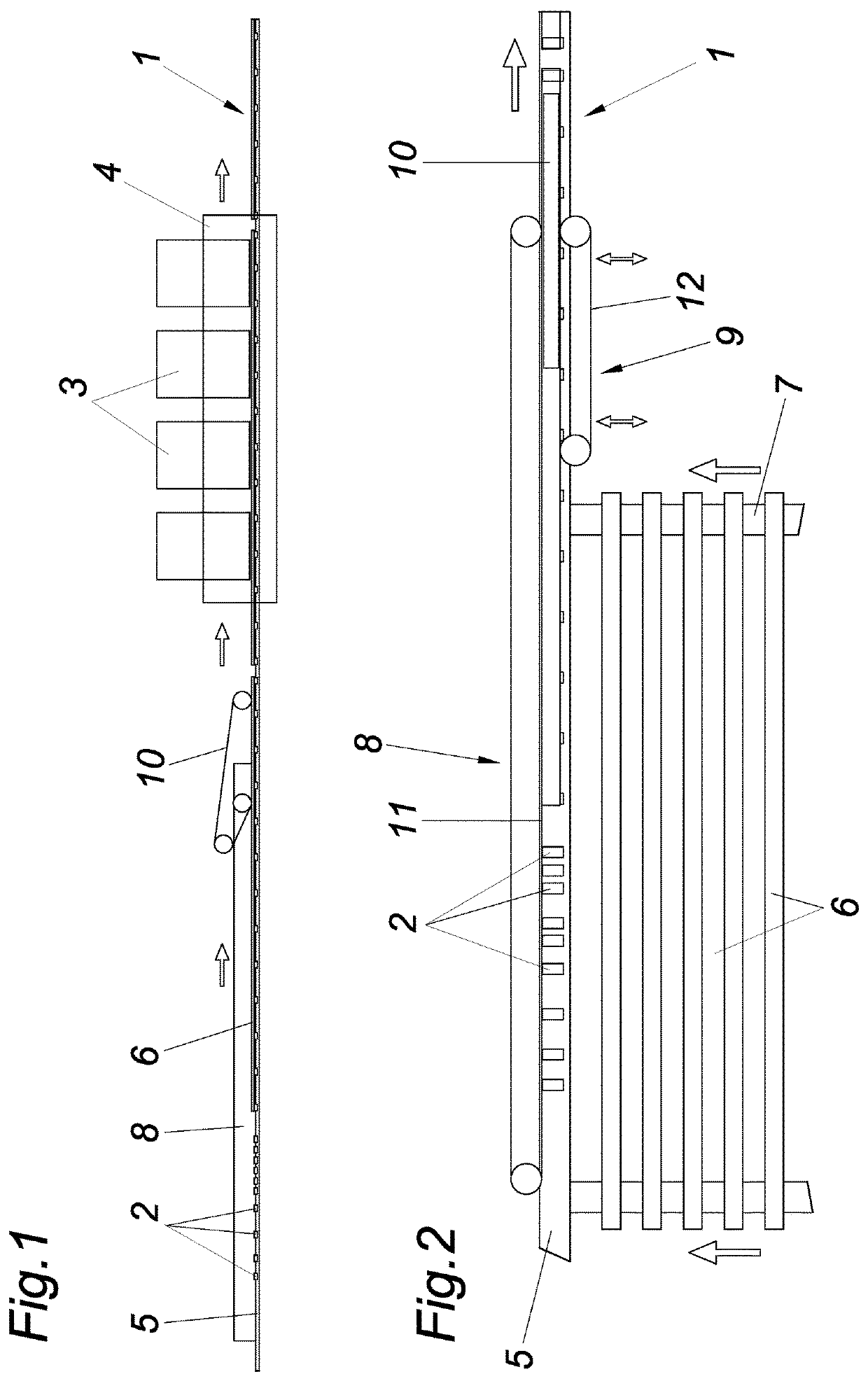 Method for digitally printing a profiled strip