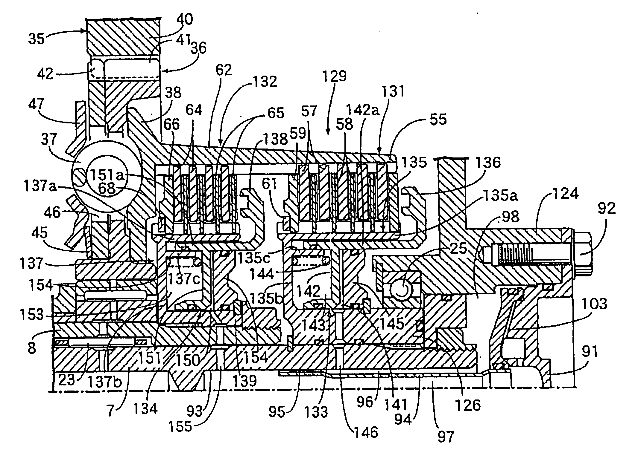 Twin-clutch device