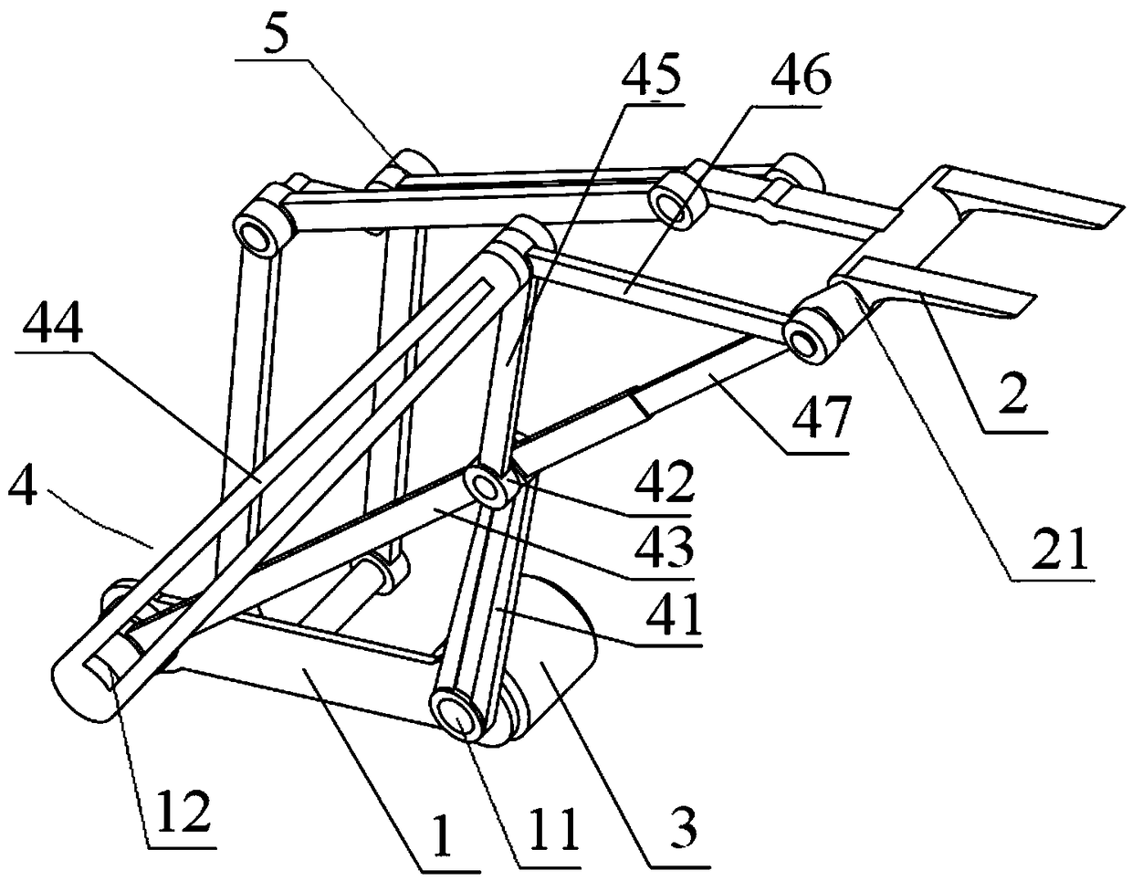 A single drive front fork device