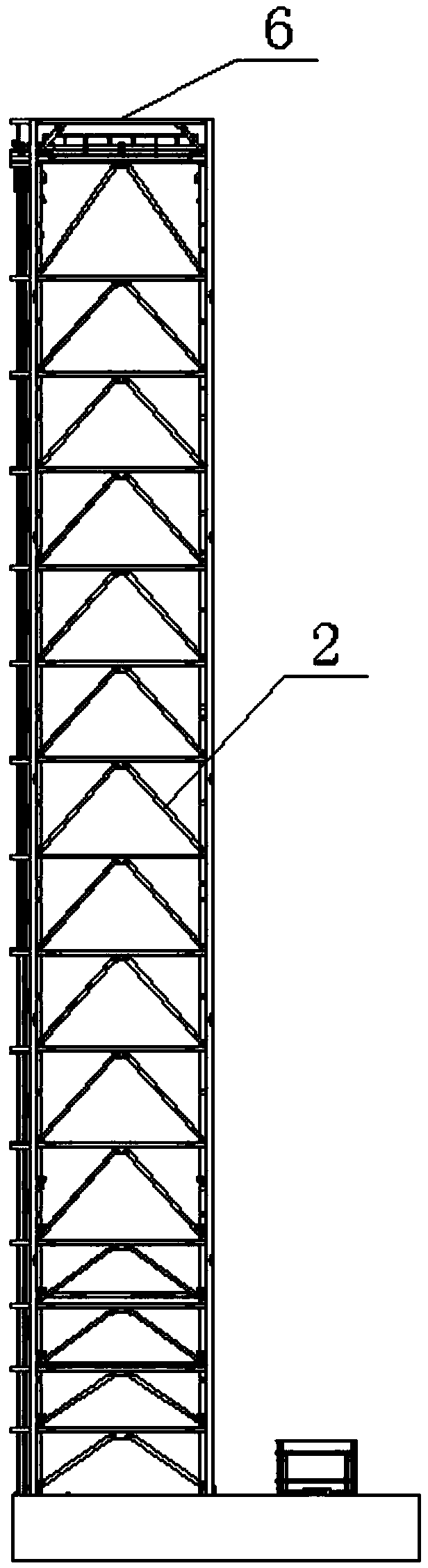 Lifting and horizontal-moving parking equipment with charging device