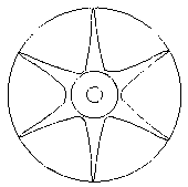 Experimental device of steam turbine to simulate localized vibration of detuning turbine disc