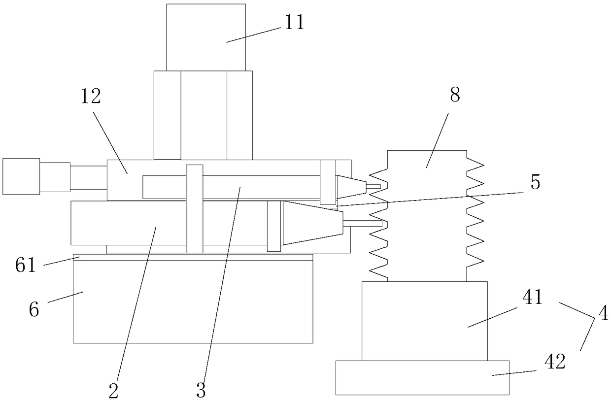 High-precision multifunctional thread glue spreading mechanism and method