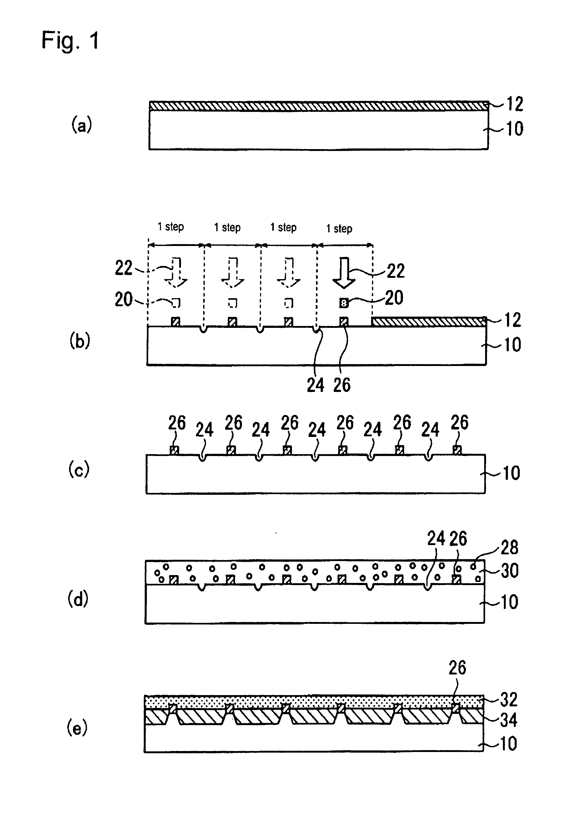 Glass substrate having circuit pattern and process for producing the same