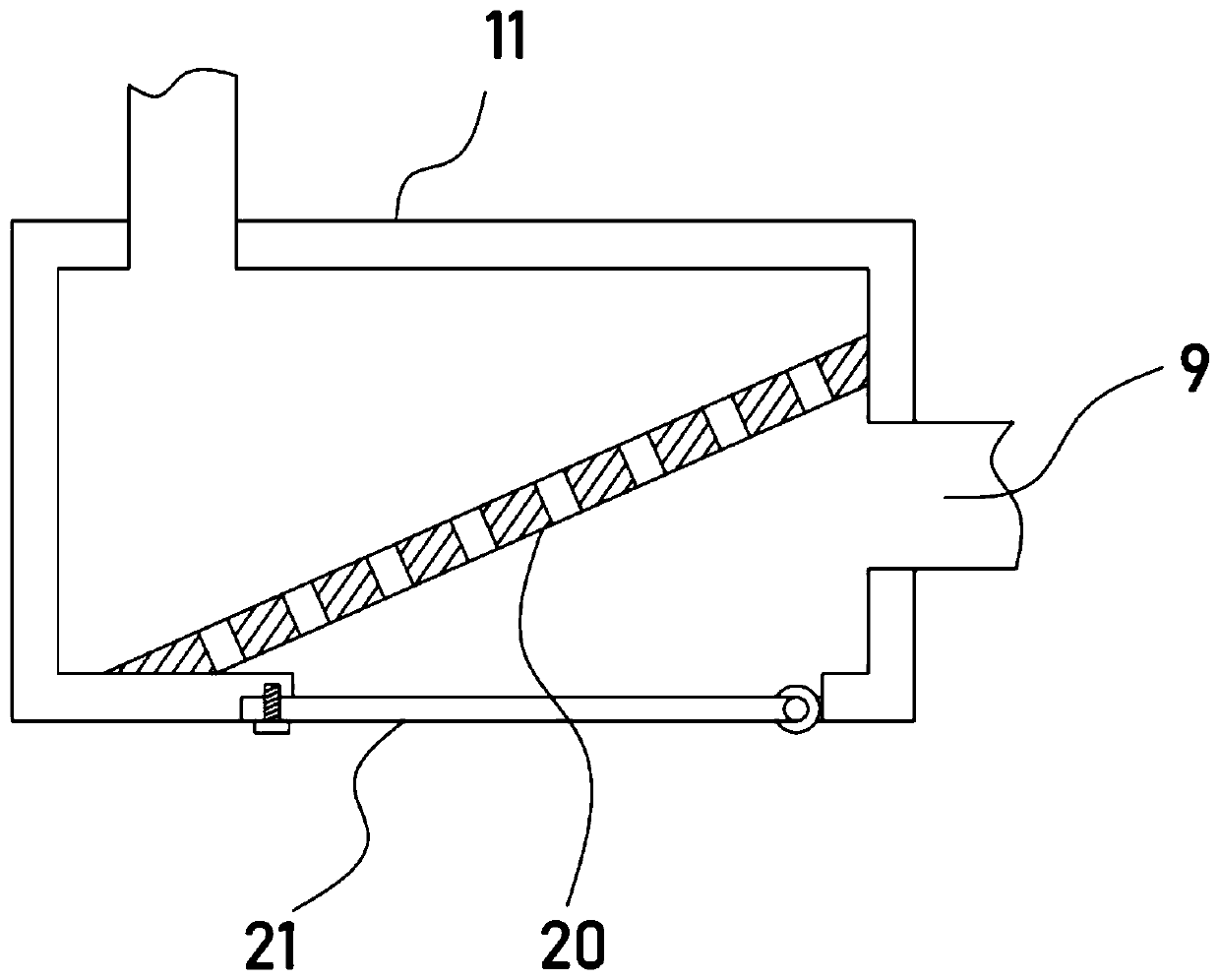 Grinding rust-removal device for processing surfaces of steel bars