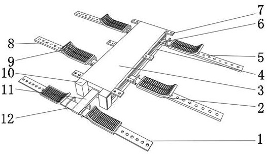 Limb restraint device for treatment in anesthesiology department treatment