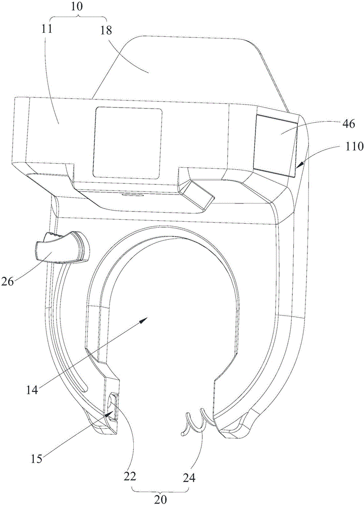 Lockset and bicycle or tricycle provided with same