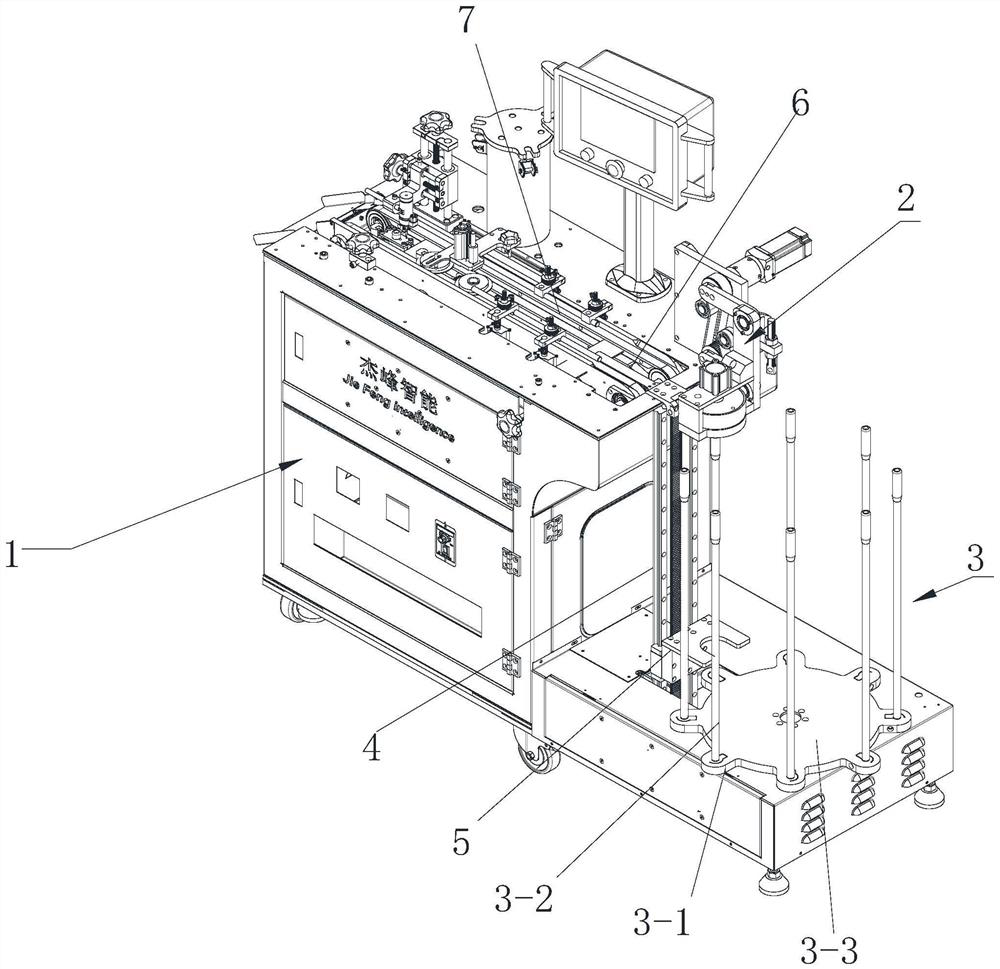 Novel feeding assembly of full-automatic anaerobic glue injection machine