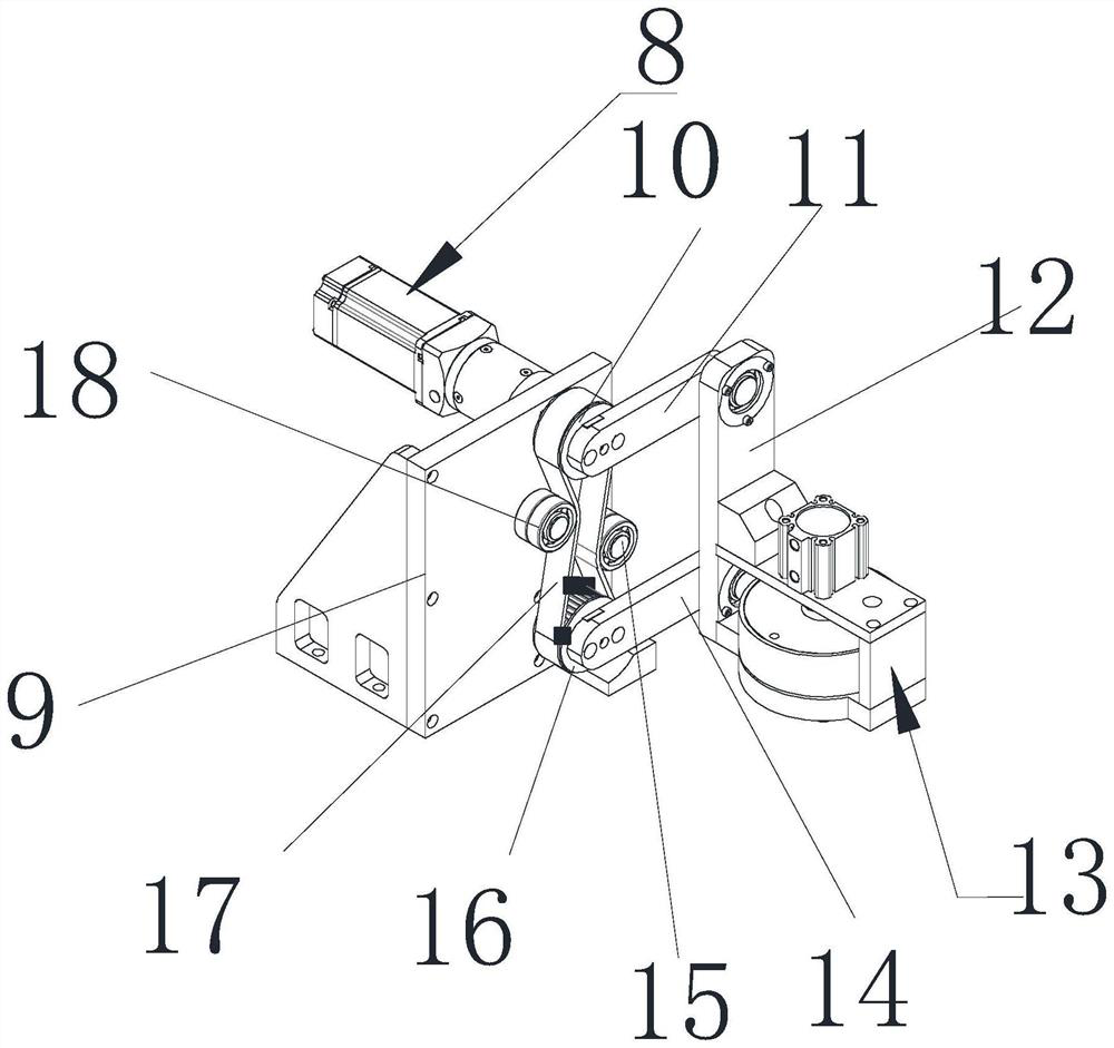 Novel feeding assembly of full-automatic anaerobic glue injection machine