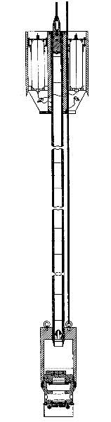 Bolt-free gravity piston type long cylindrical sediment fidelity sampler