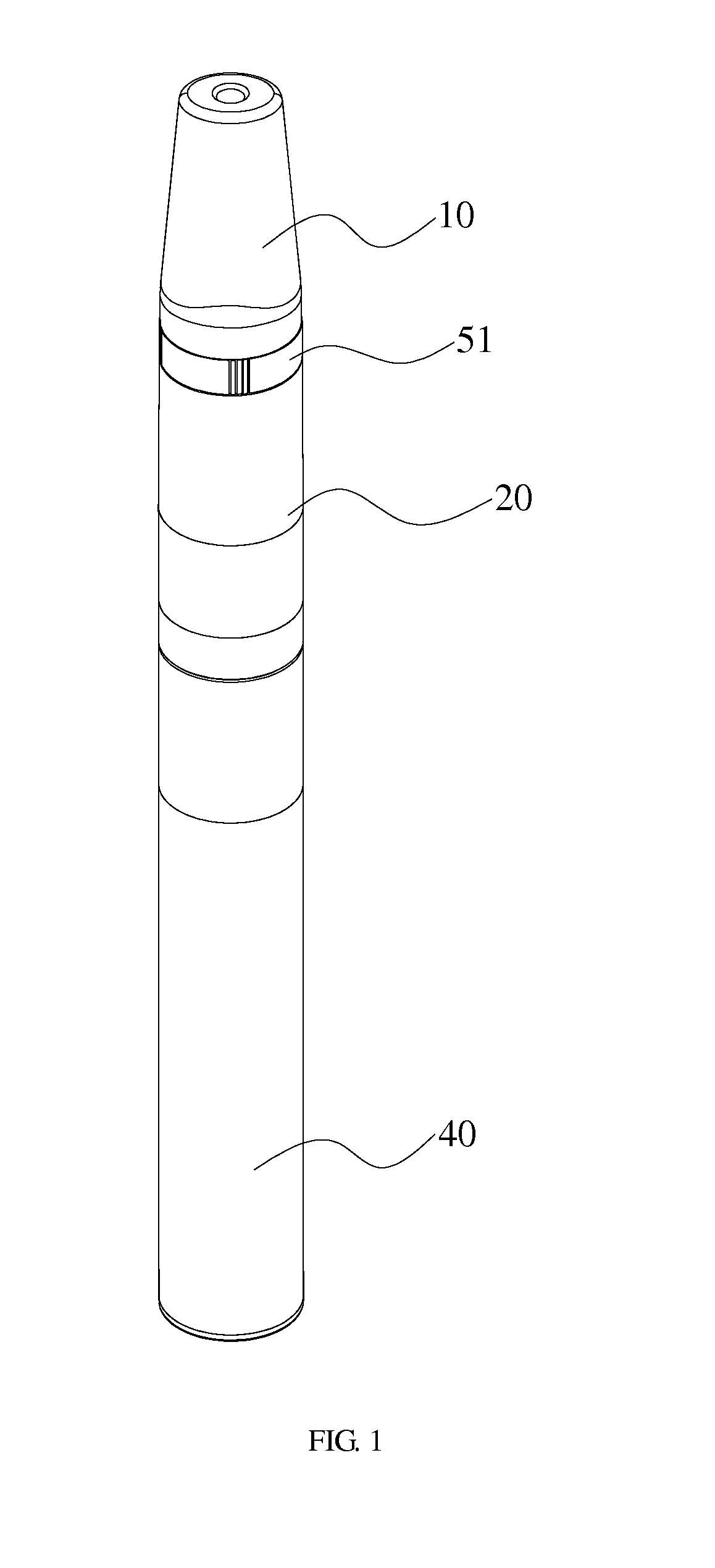 Electronic atomization device with adjustable air inlet