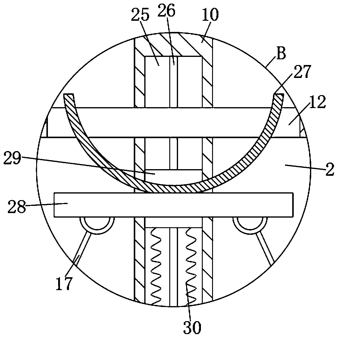 A shared three-dimensional parking garage for bicycles