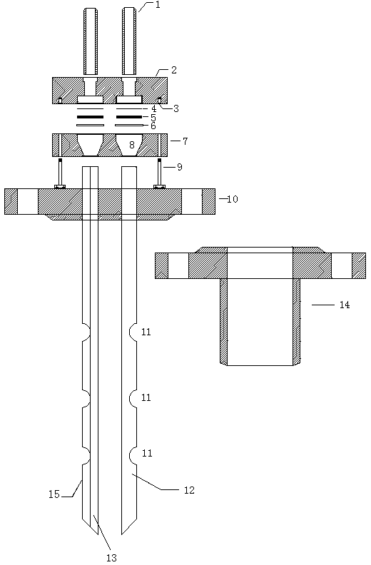 High-precision anti-blocking flowmeter