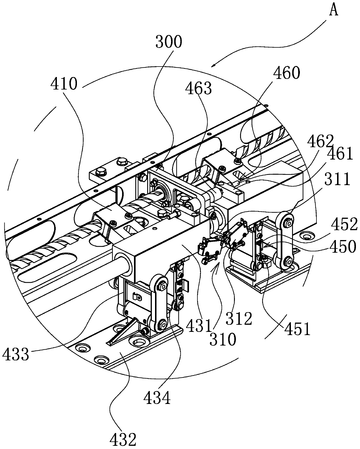 Bearing driving device used for vehicle sliding plug door