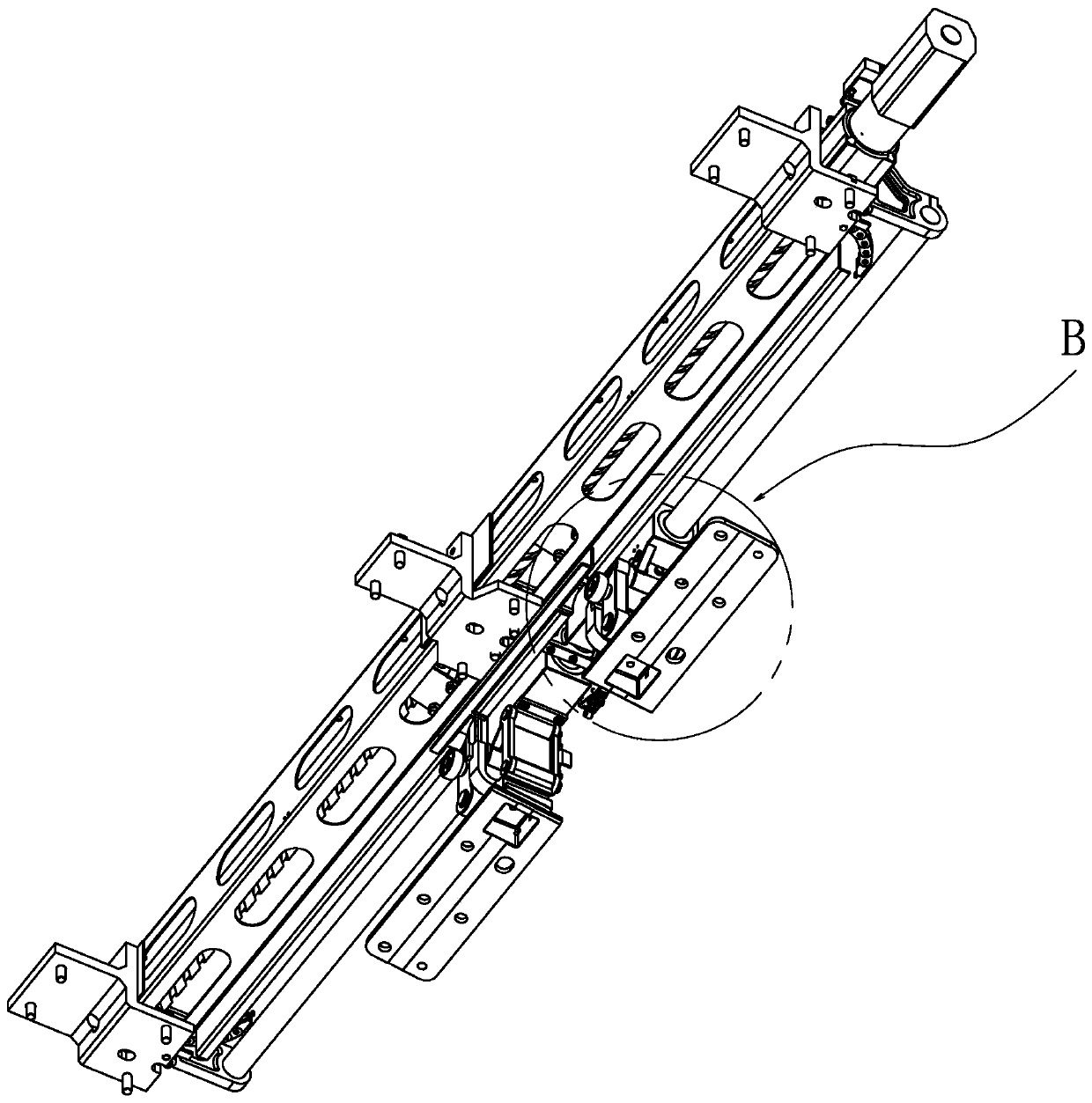 Bearing driving device used for vehicle sliding plug door