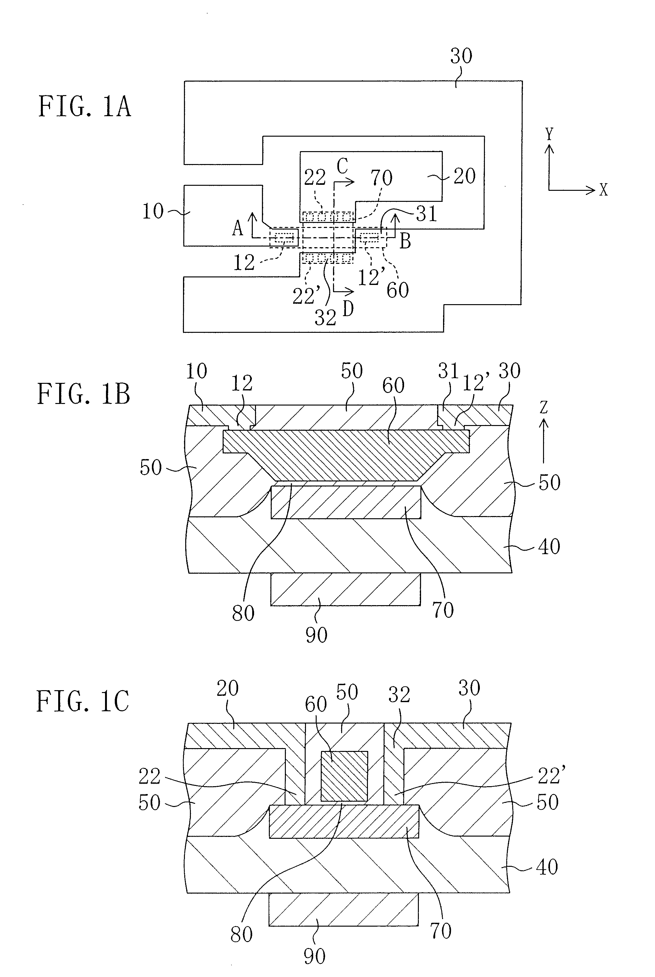 Current amplifying element and current amplification method