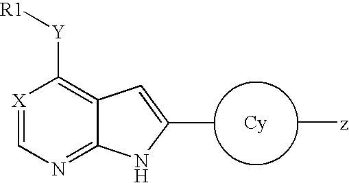 Aryl-amino substituted pyrrolopyrimidine multi-kinase inhibiting compounds