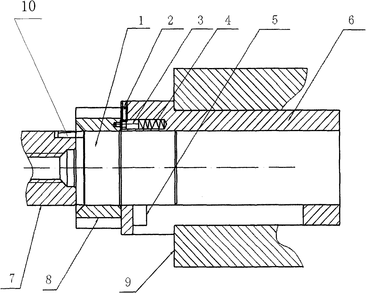 Assembly component and assembly method for crankshaft timing gear