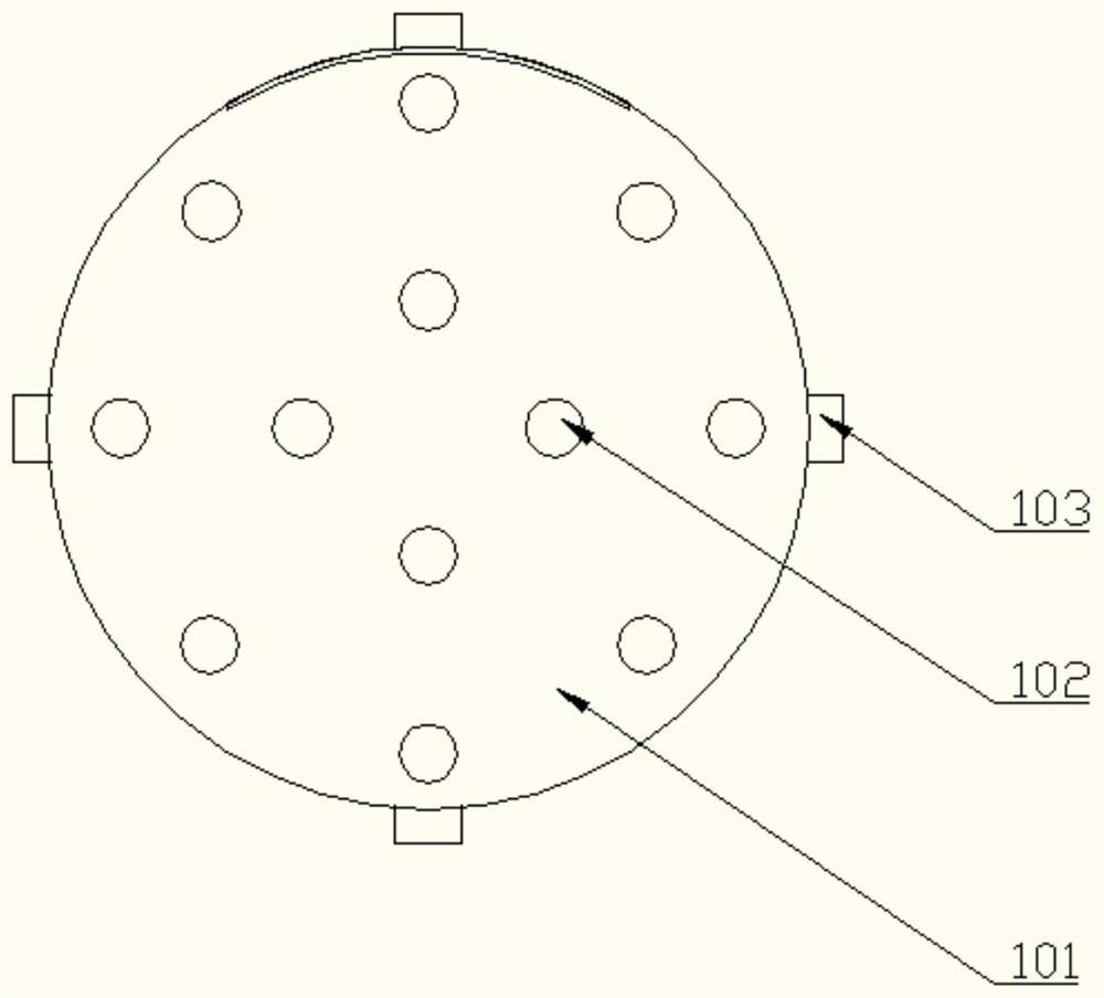 A construction method for the face protection structure of polywave type breakwater cast by pouring moulds.