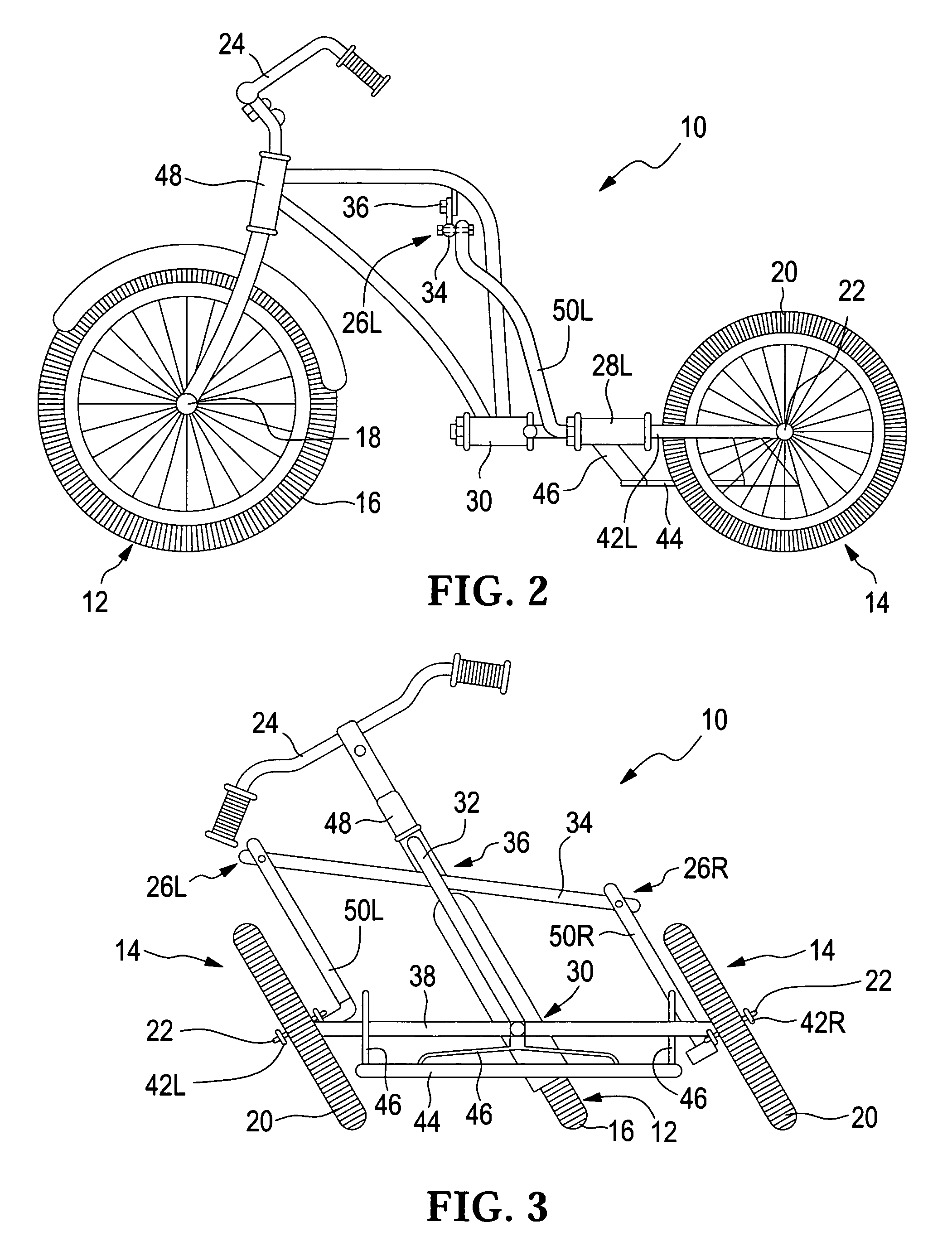 Three wheel coaster cycle