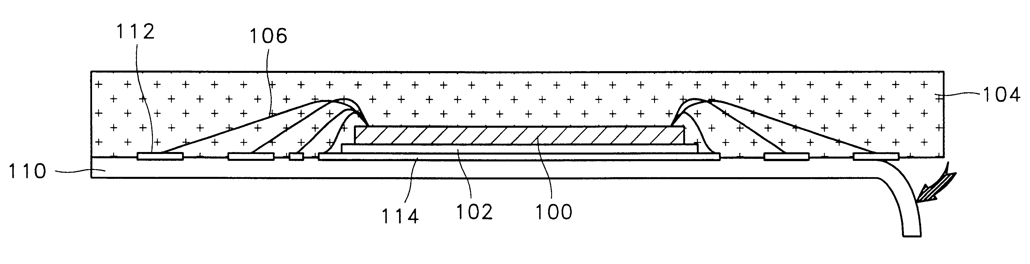 Tape having implantable conductive lands for semiconductor packaging process and method for manufacturing the same