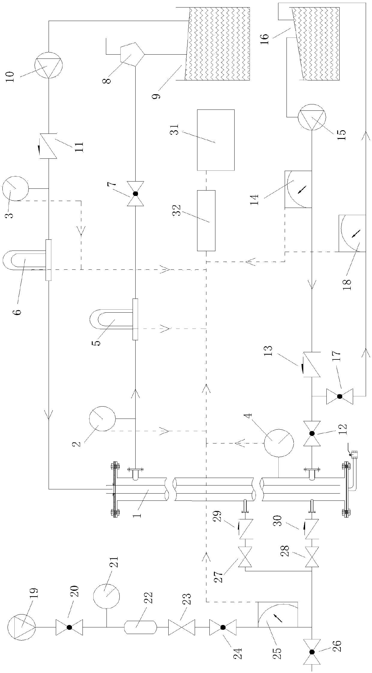 Micro flow detection experimental device