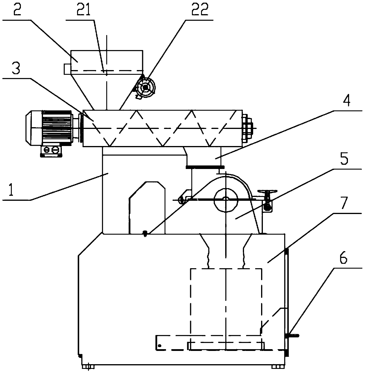 Sample preparation crusher capable of automatically feeding