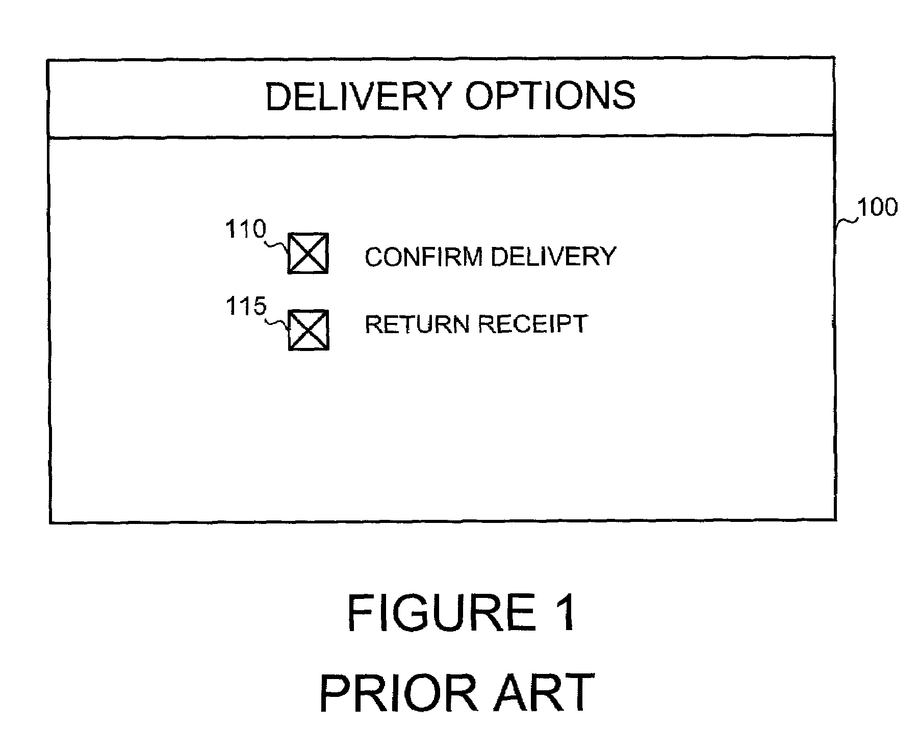 System and method for selective application of email delivery options