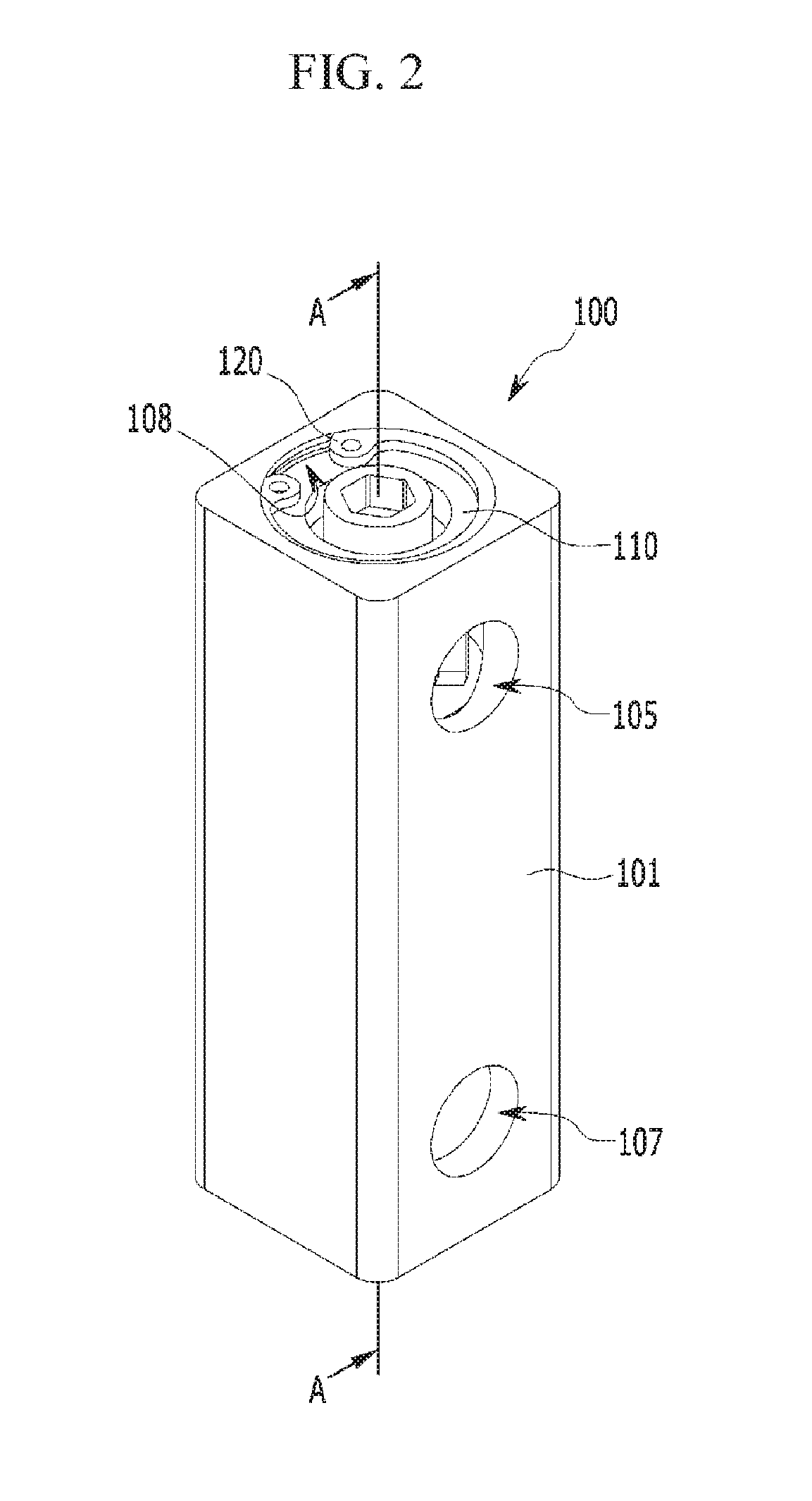 Valve for vehicle