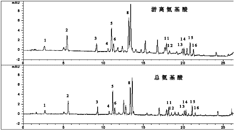 Fresh animal medicinal composition and method for measuring content of Chinese medicines of fresh animal medicinal composition