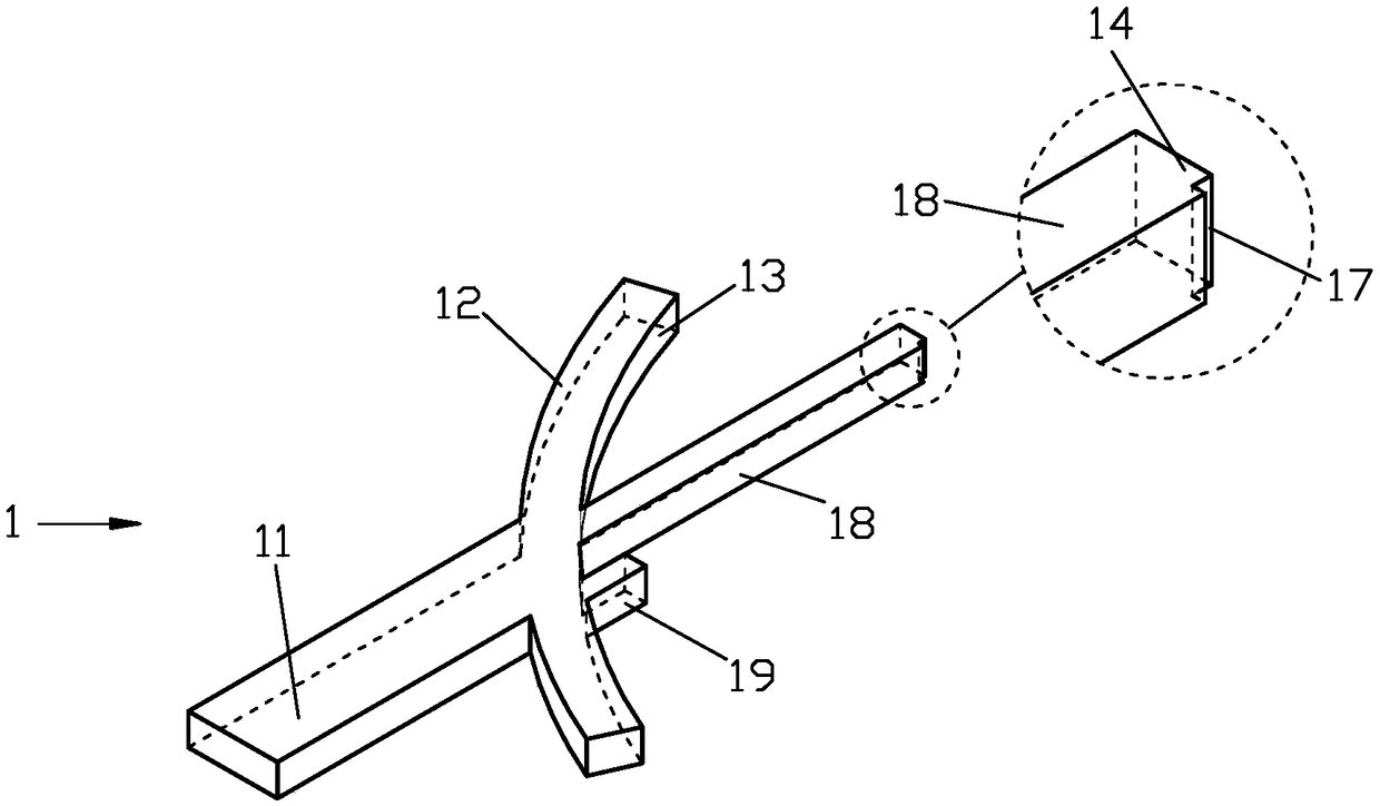 Load diffuser blade damage situation inspection tool and detection method