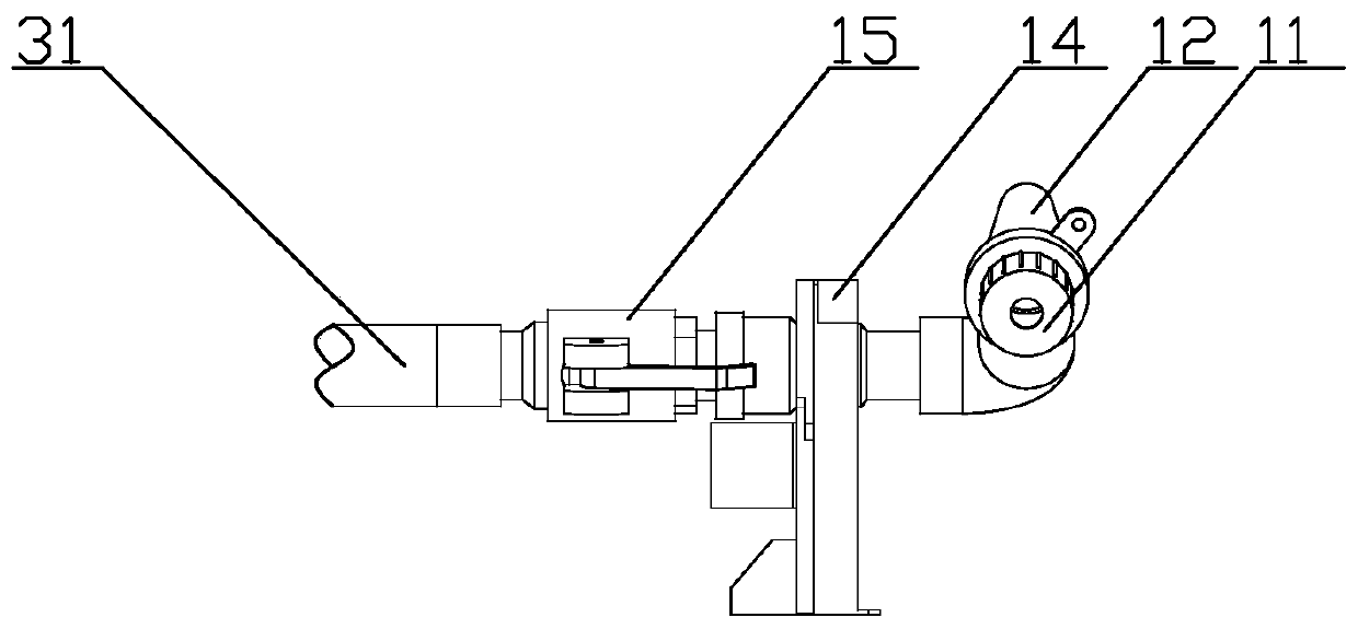 A rotary automatic spraying mechanism