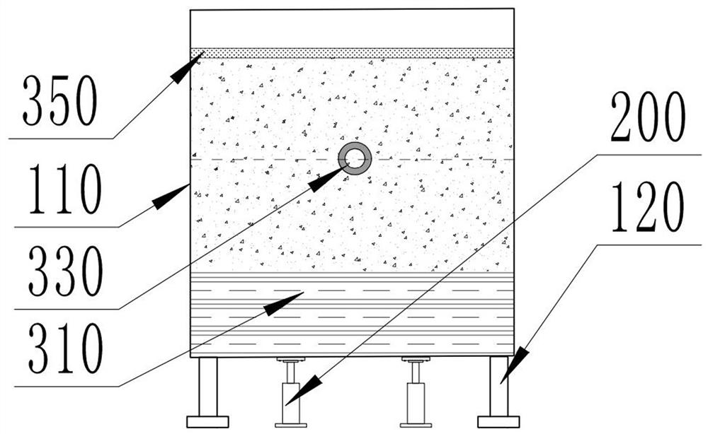 Experiment system for simulating fault creep and stick-slip dislocation tunnel structure