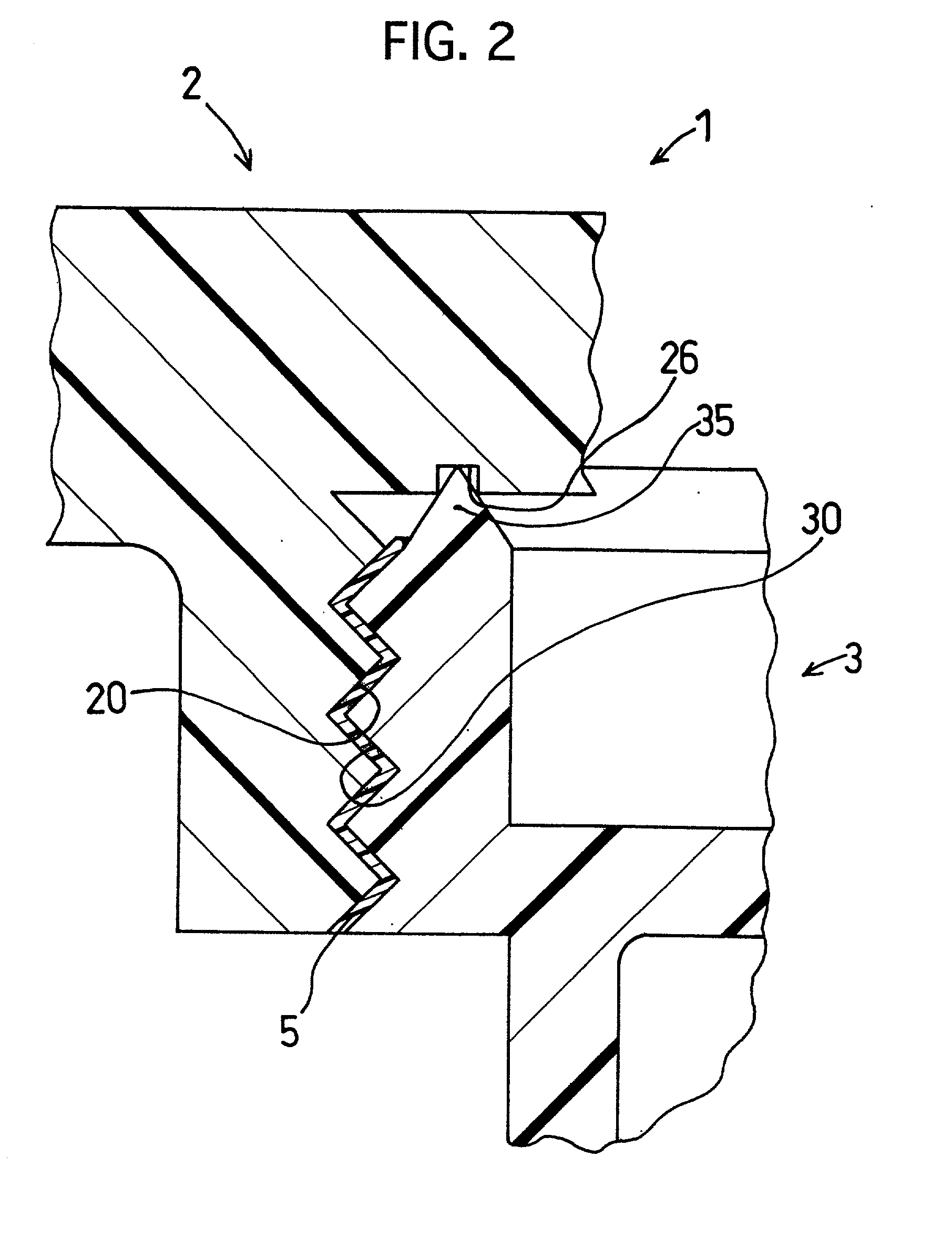 Valve attached to fuel tank