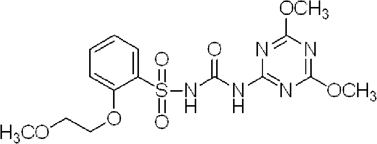 Mixed herbicide containing cinosulfuron and propanil and application thereof