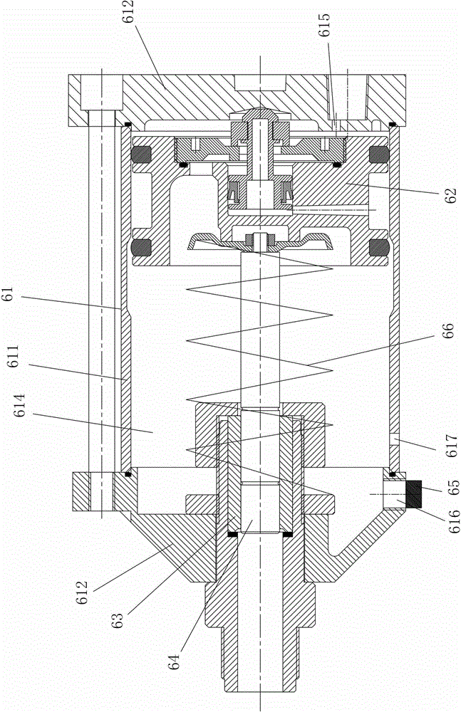 Pneumatic hydraulic jack with no-load quick lift function