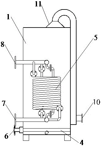 Saturated steam generator device