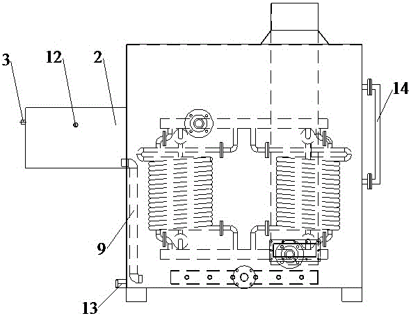 Saturated steam generator device