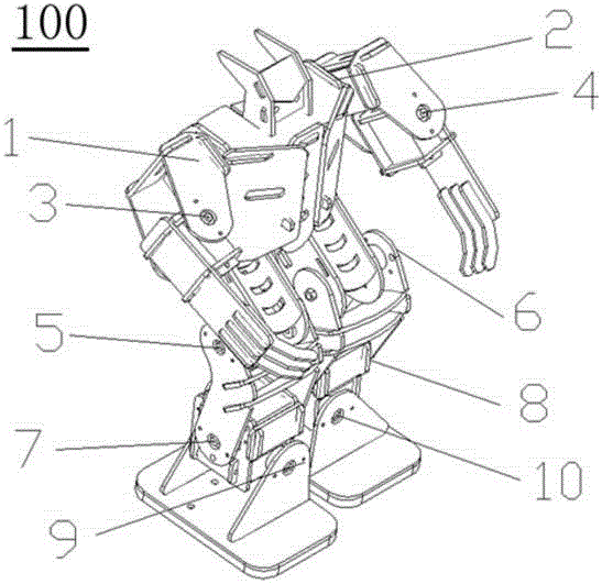 Ten degrees of freedom robot